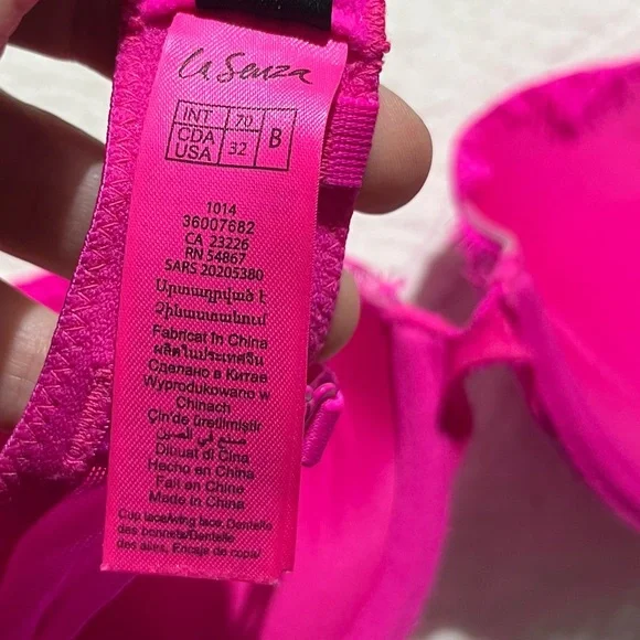 La Senza‎ pink lace push up bra size 32B - Picture 5 of 5